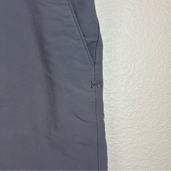 Under Armour Mens Golf Shorts Loose Heat Gear Performance Active Gray Size 40 - Picture 2 of 8